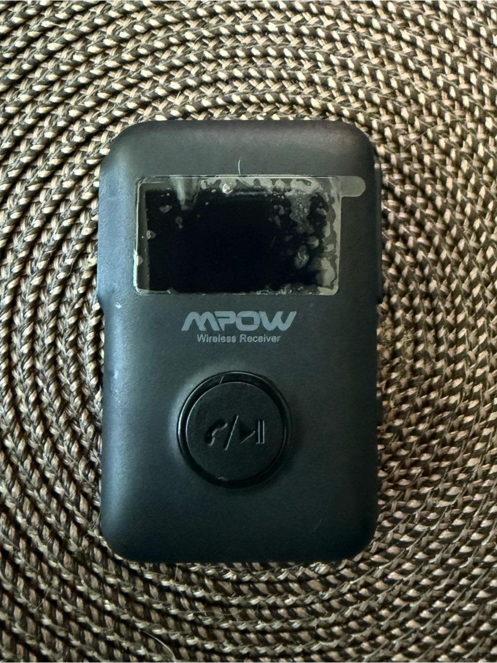 MPOW Black Wireless Receiver Bluetooth Car Adapter